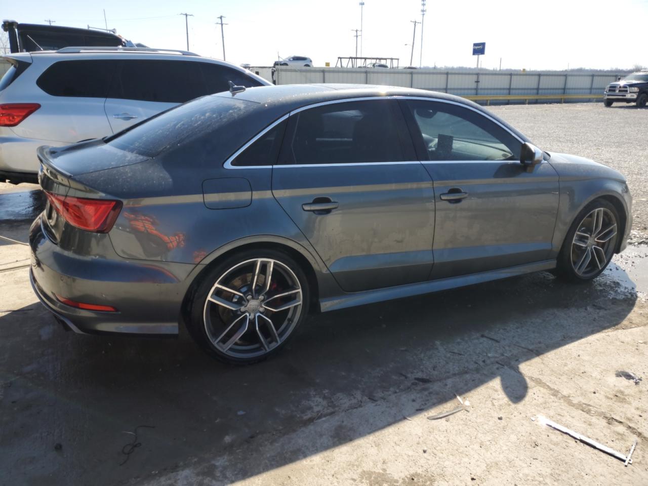 2015 Audi A3 VIN WAUBFGFFXF1064087 Copart auction photo, front end damage thumbnail 3