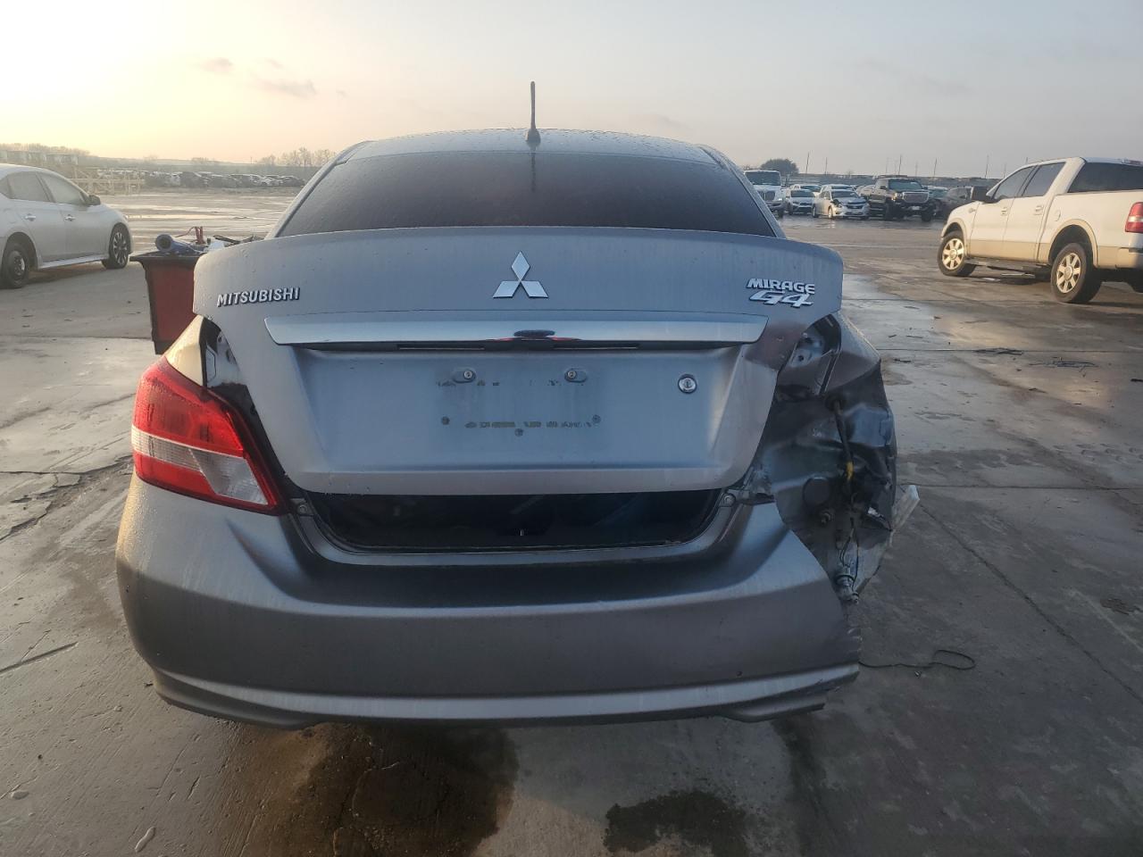 2017 Mitsubishi Mirage VIN ML32F3FJ1HHF12703 Copart auction photo, rear end damage thumbnail 6
