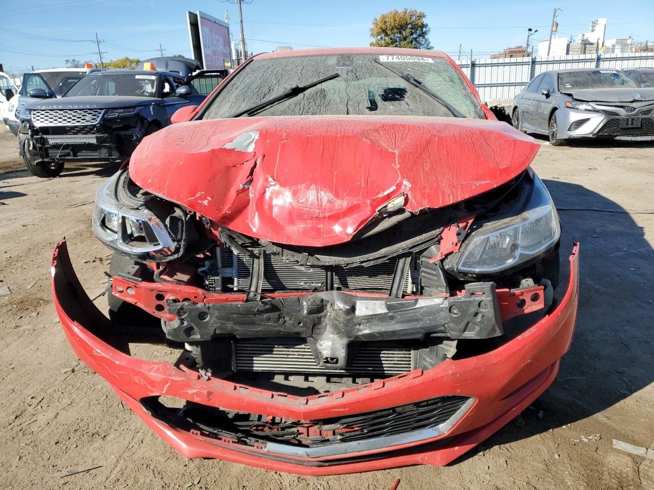 2017 Chevrolet Cruze VIN 1G1BC5SM0H7257488 Copart auction photo, all over damage thumbnail 5