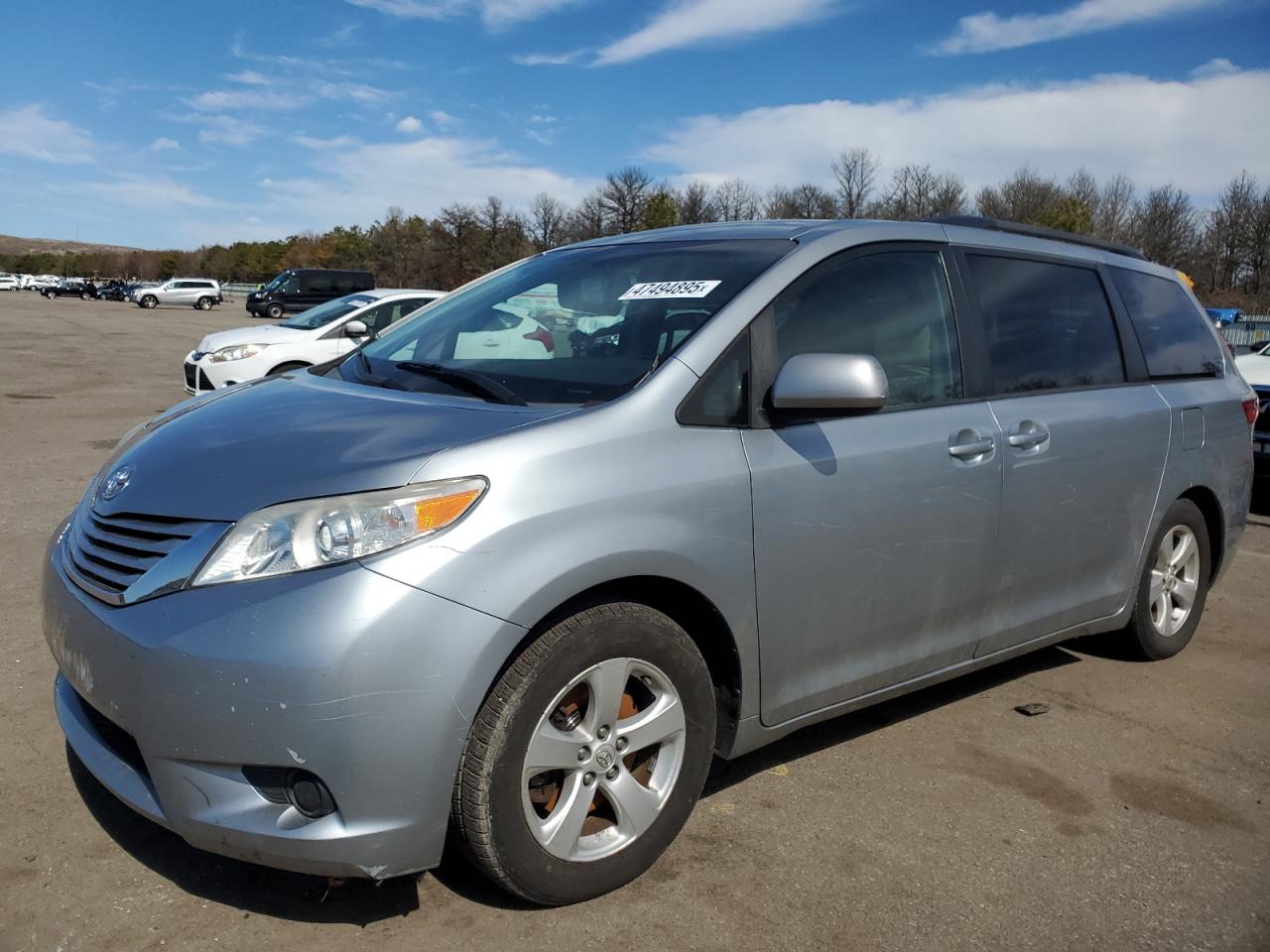2015 Toyota Sienna VIN 5TDKK3DC3FS640816 - Copart auction photo