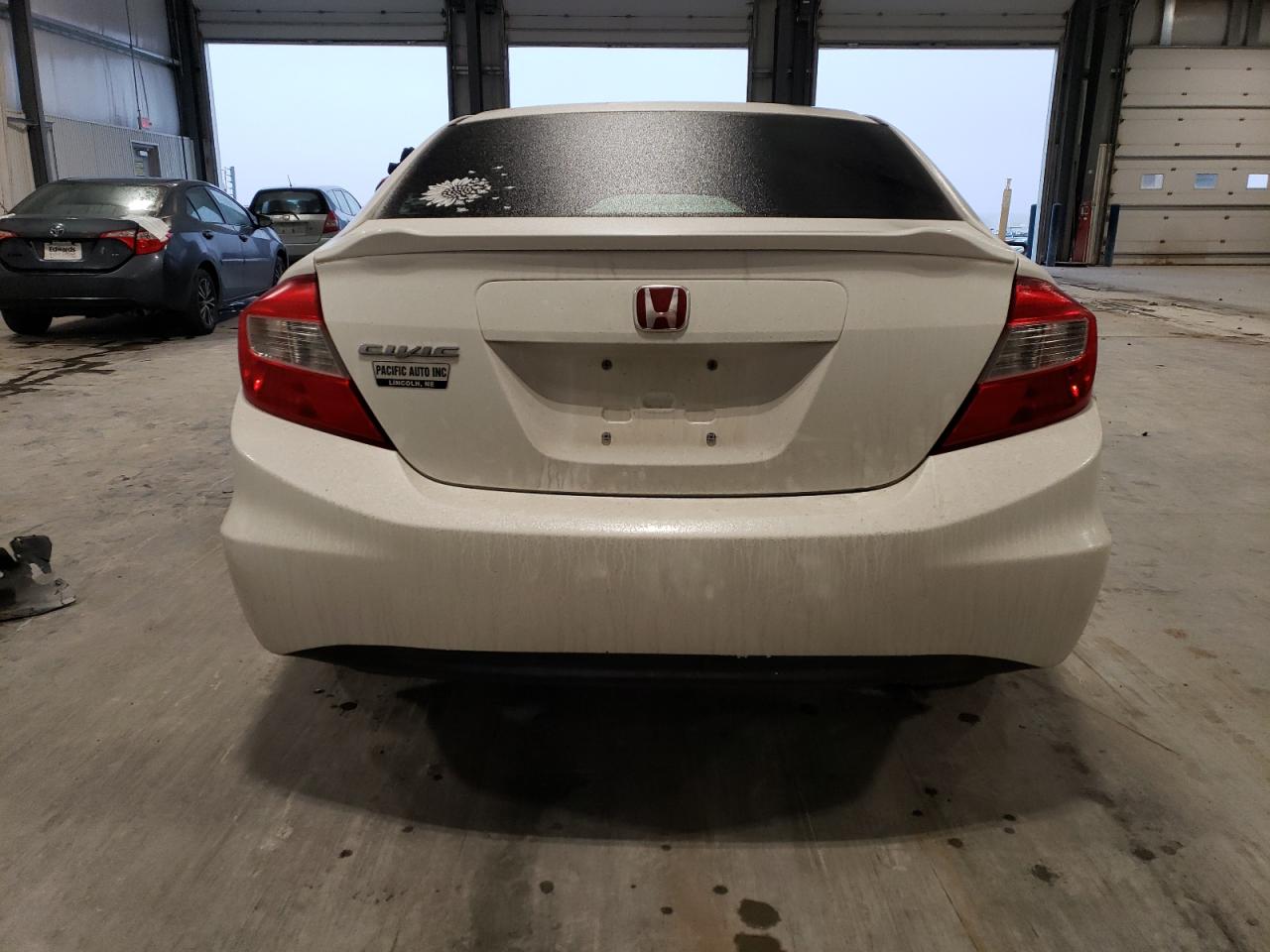 2012 Honda Civic VIN 2HGFB2F55CH591124 Copart auction photo, front end damage thumbnail 6