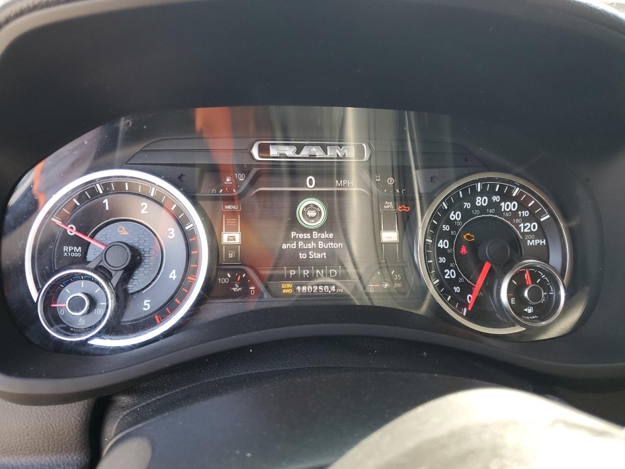 2019 RAM 3500 VIN 3C63RRJL4KG589219 Copart auction photo, burn - engine / rear end damage thumbnail 9