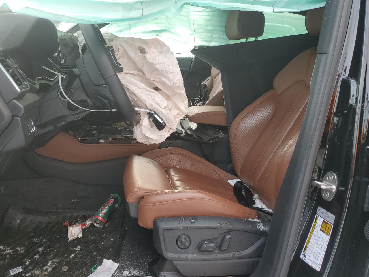 2023 Audi Q5 VIN WA1EAAFY8P2139307 Copart auction photo, front end / side damage thumbnail 7