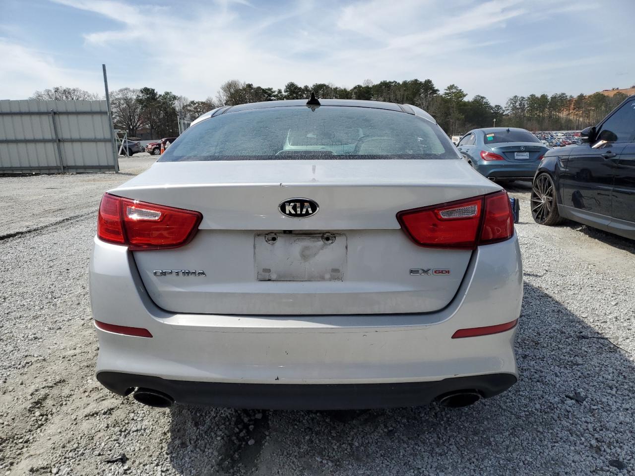 2015 KIA Optima VIN 5XXGN4A72FG392103 Copart auction photo, mechanical / front end damage thumbnail 6