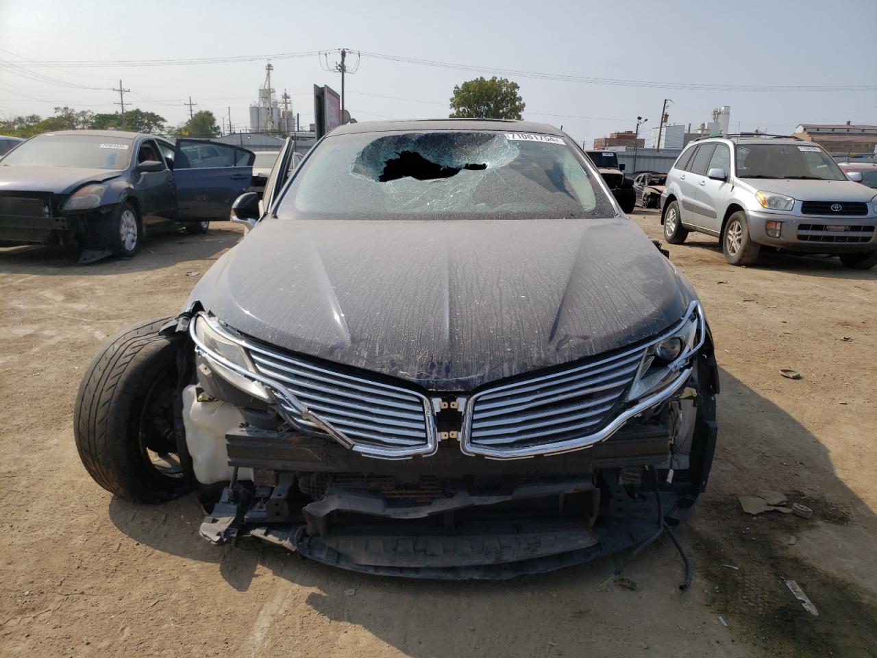 2013 Lincoln MKZ VIN 3LN6L2J90DR816430 Copart auction photo, all over / undercarriage damage thumbnail 5