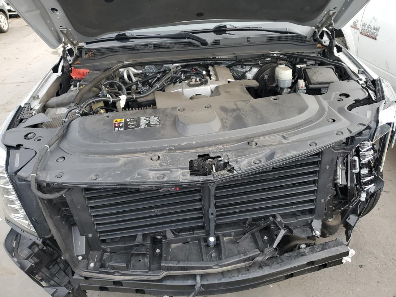 2016 Cadillac Escalade VIN 1GYS4JKJXGR372857 Copart auction photo, front end damage thumbnail 12