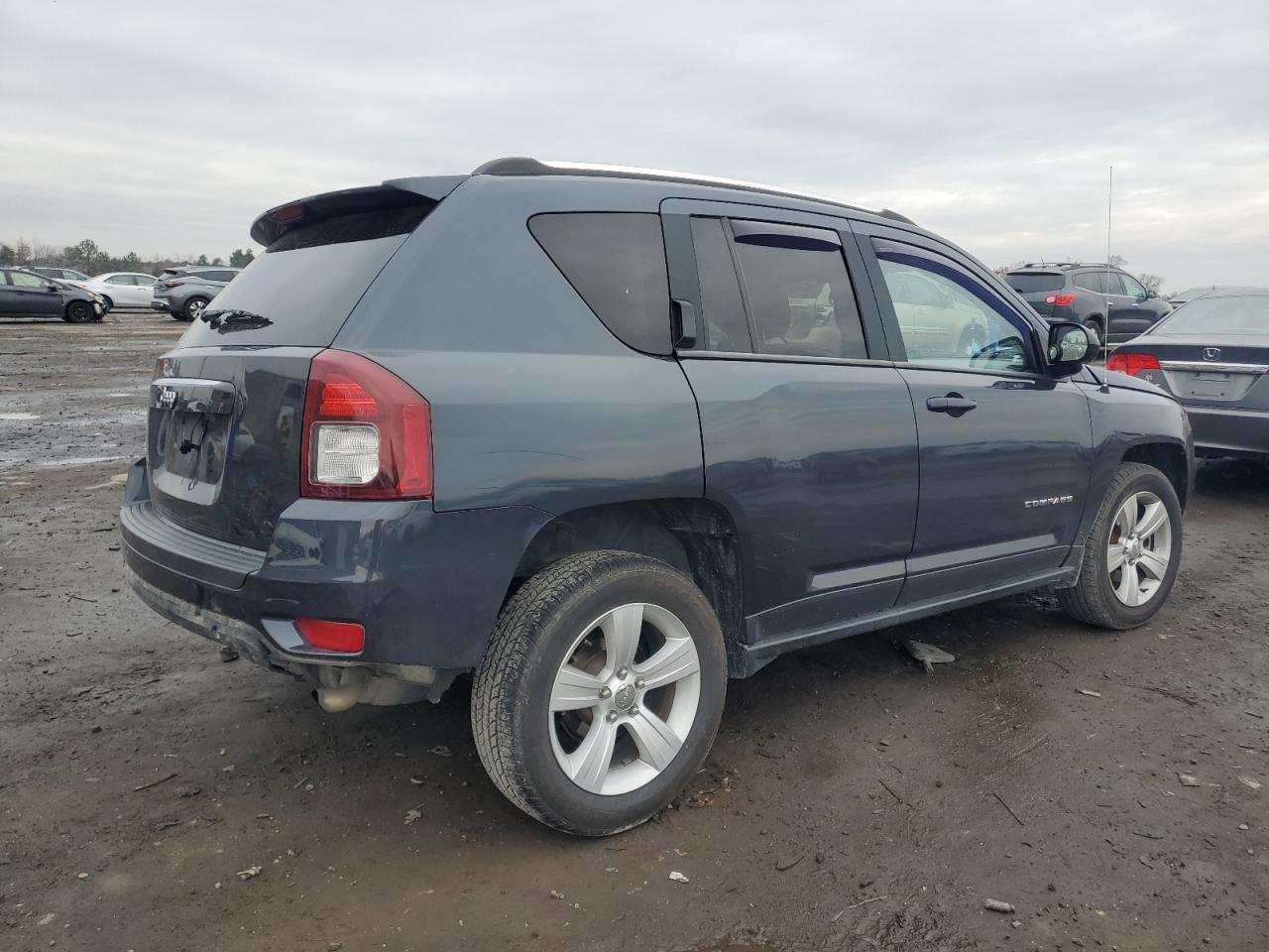 2014 Jeep Compass VIN 1C4NJDBB5ED567958 Copart auction photo, all over damage thumbnail 3