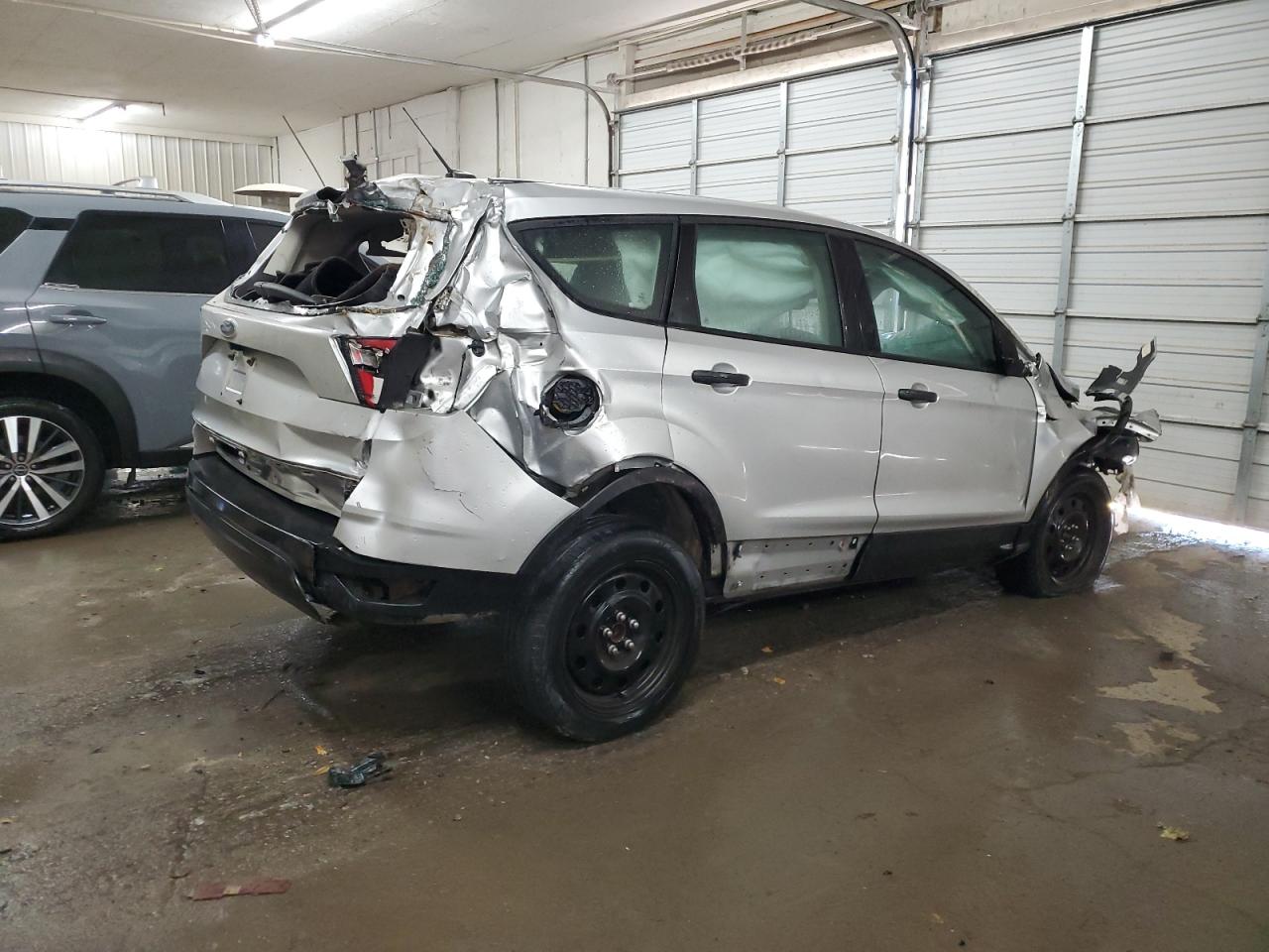 2017 Ford Escape VIN 1FMCU0F74HUE12329 Copart auction photo, rollover damage thumbnail 3