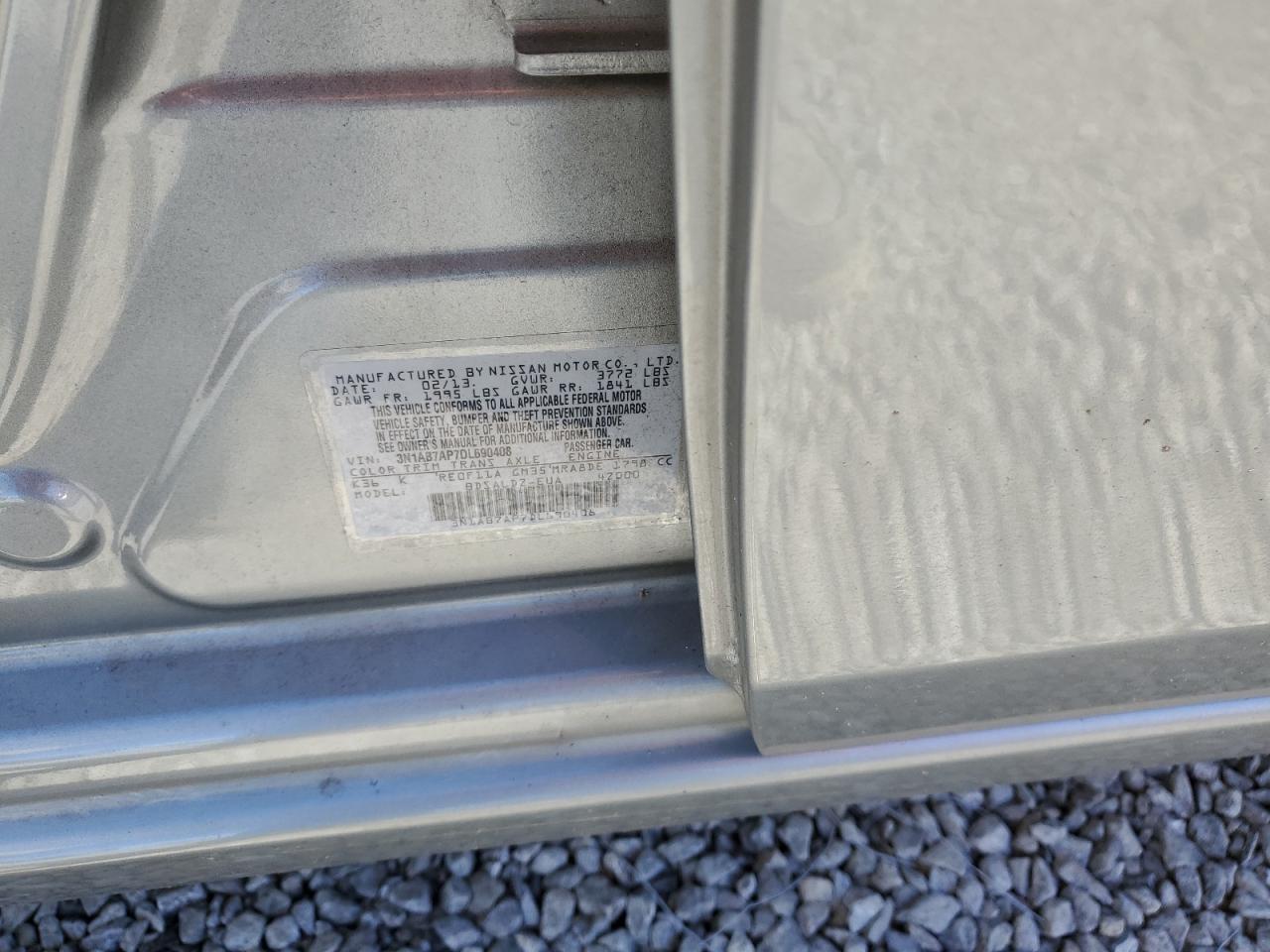 2013 Nissan Sentra VIN 3N1AB7AP7DL690408 Copart auction photo, rear end / front end damage thumbnail 12