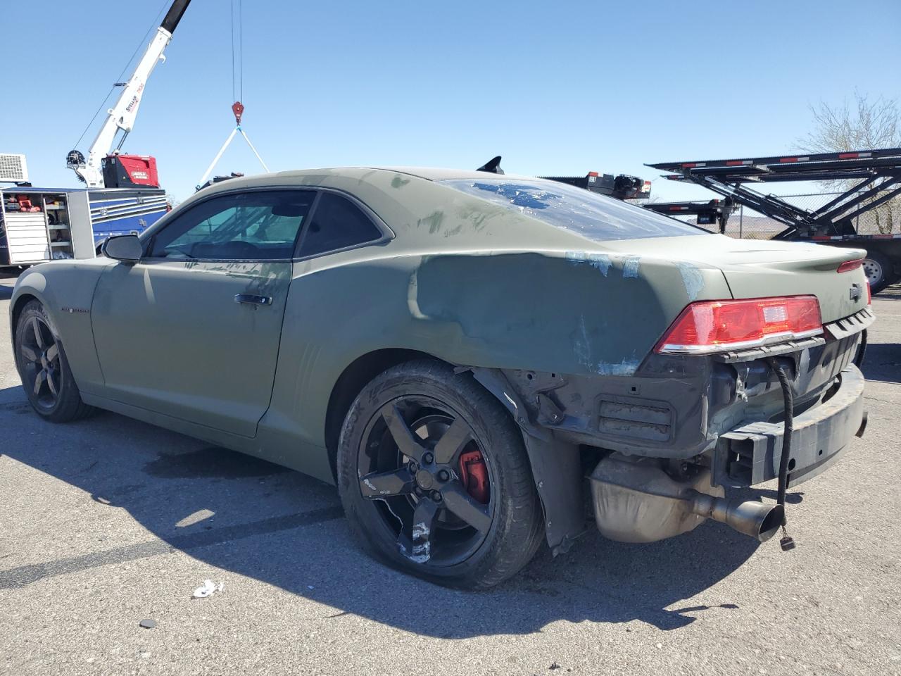 2014 Chevrolet Camaro VIN 2G1FC1E38E9262414 Copart auction photo, rear end damage thumbnail 2