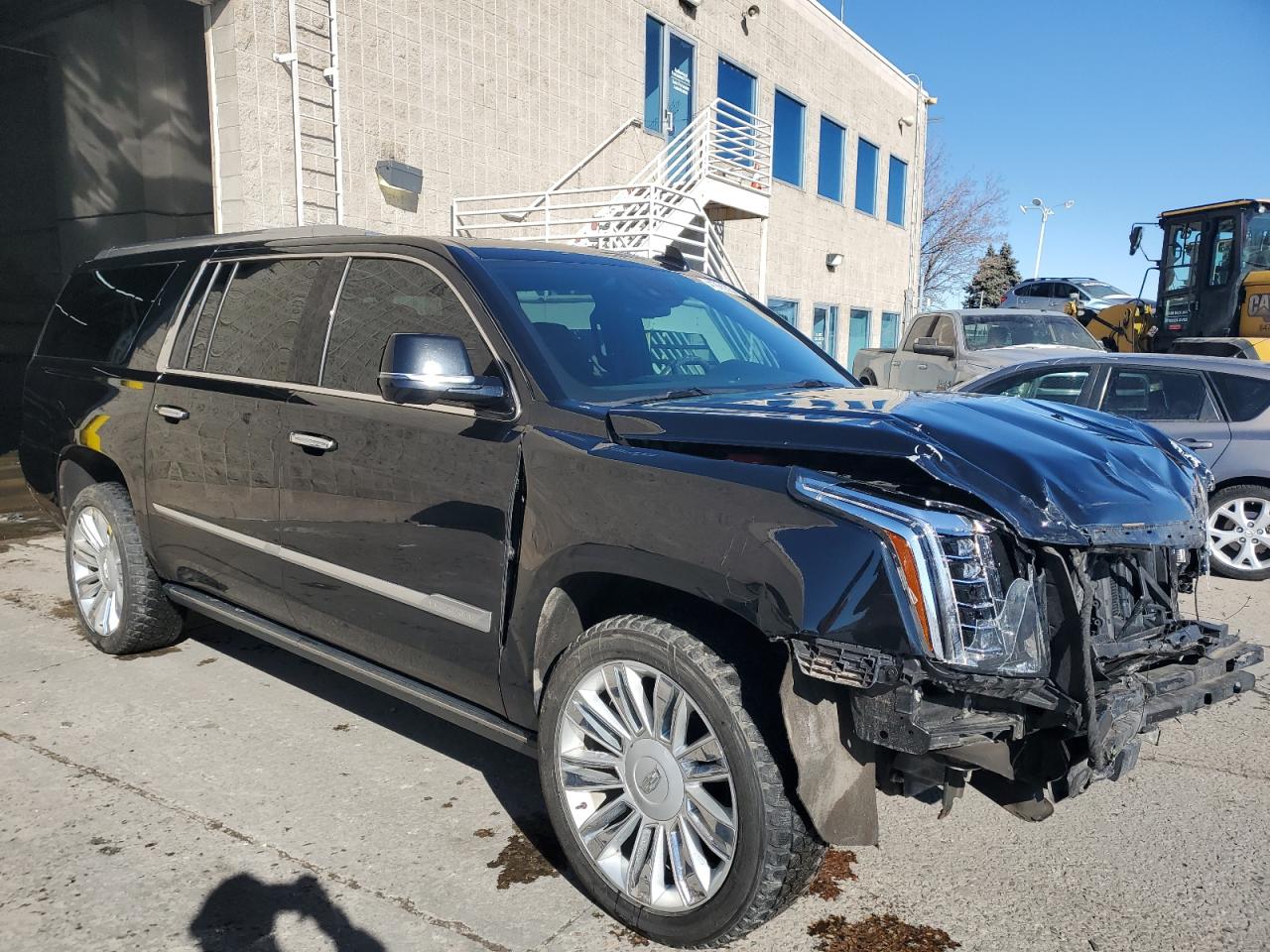 2020 Cadillac Escalade VIN 1GYS4KKJ4LR148564 Copart auction photo, front end damage thumbnail 4