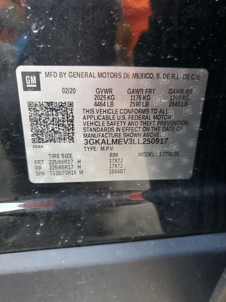 2020 GMC Terrain VIN 3GKALMEV3LL250917 Copart auction photo, front end / rear end damage thumbnail 13