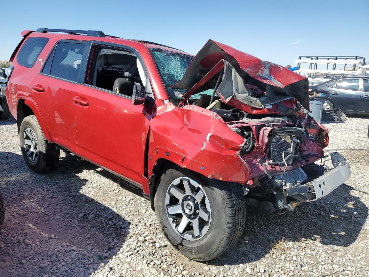 2019 Toyota 4Runner VIN JTEBU5JR9K5649451 Copart auction photo, rollover damage thumbnail 4