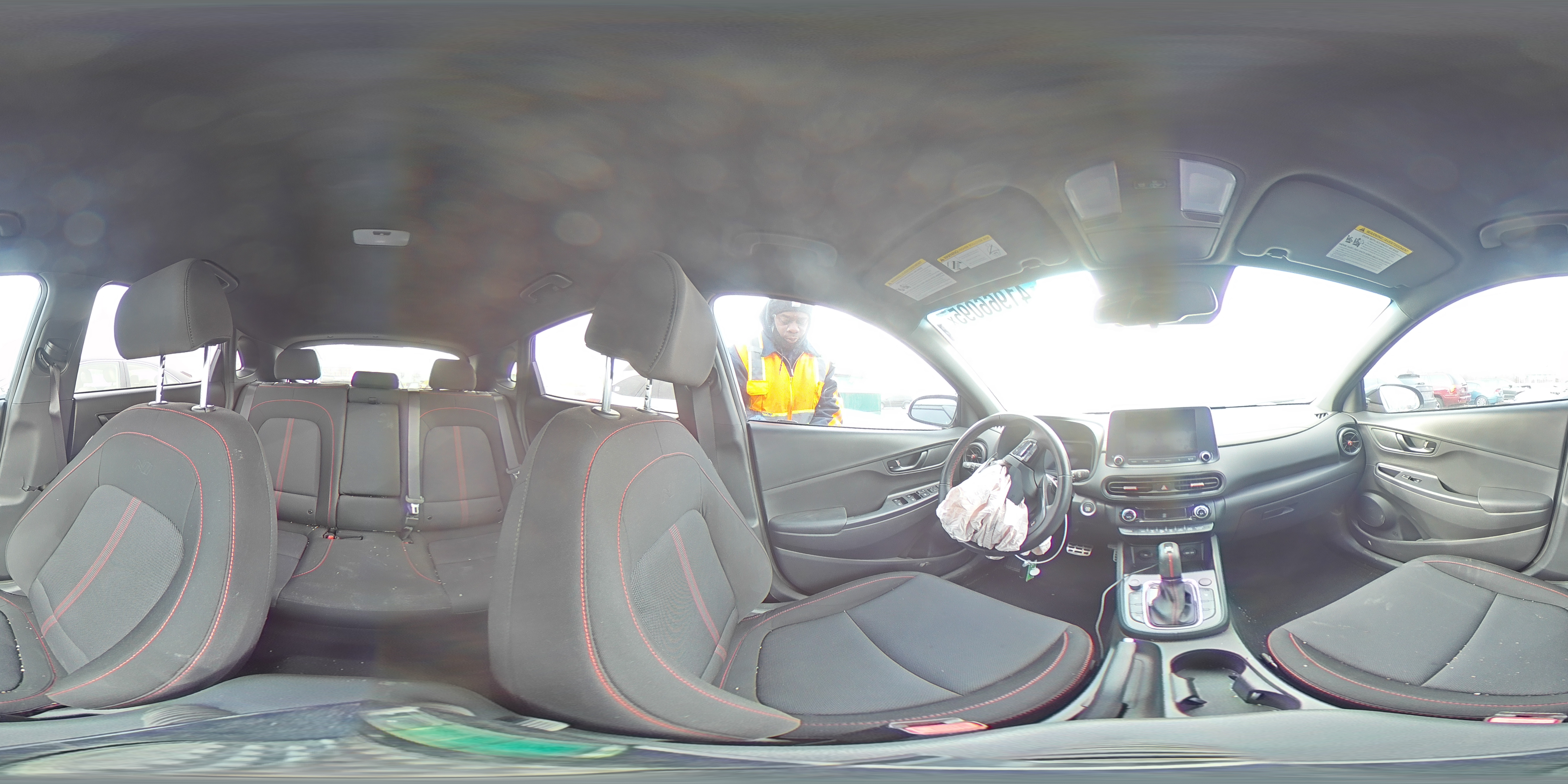 2022 Hyundai Kona VIN KM8K33A3XNU870134 Copart auction photo, front end damage thumbnail 13