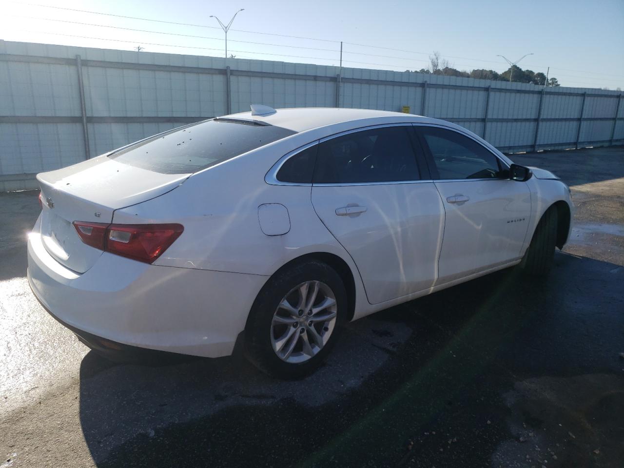2017 Chevrolet Malibu VIN 1G1ZE5ST3HF243655 Copart auction photo, front end / side damage thumbnail 3