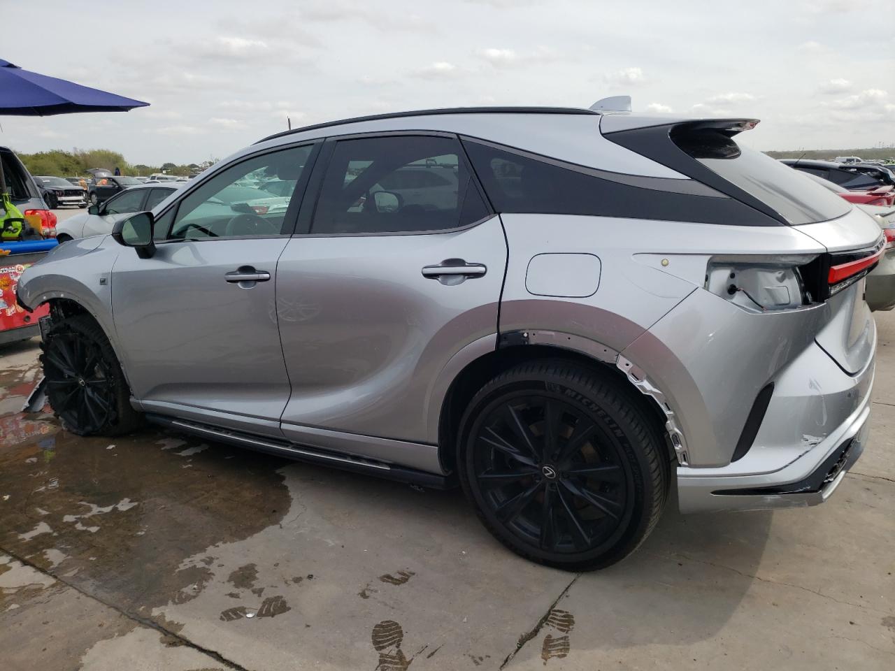 2023 Lexus RX VIN 2T2BCMEA9PC005931 Copart auction photo, front end / side damage thumbnail 2