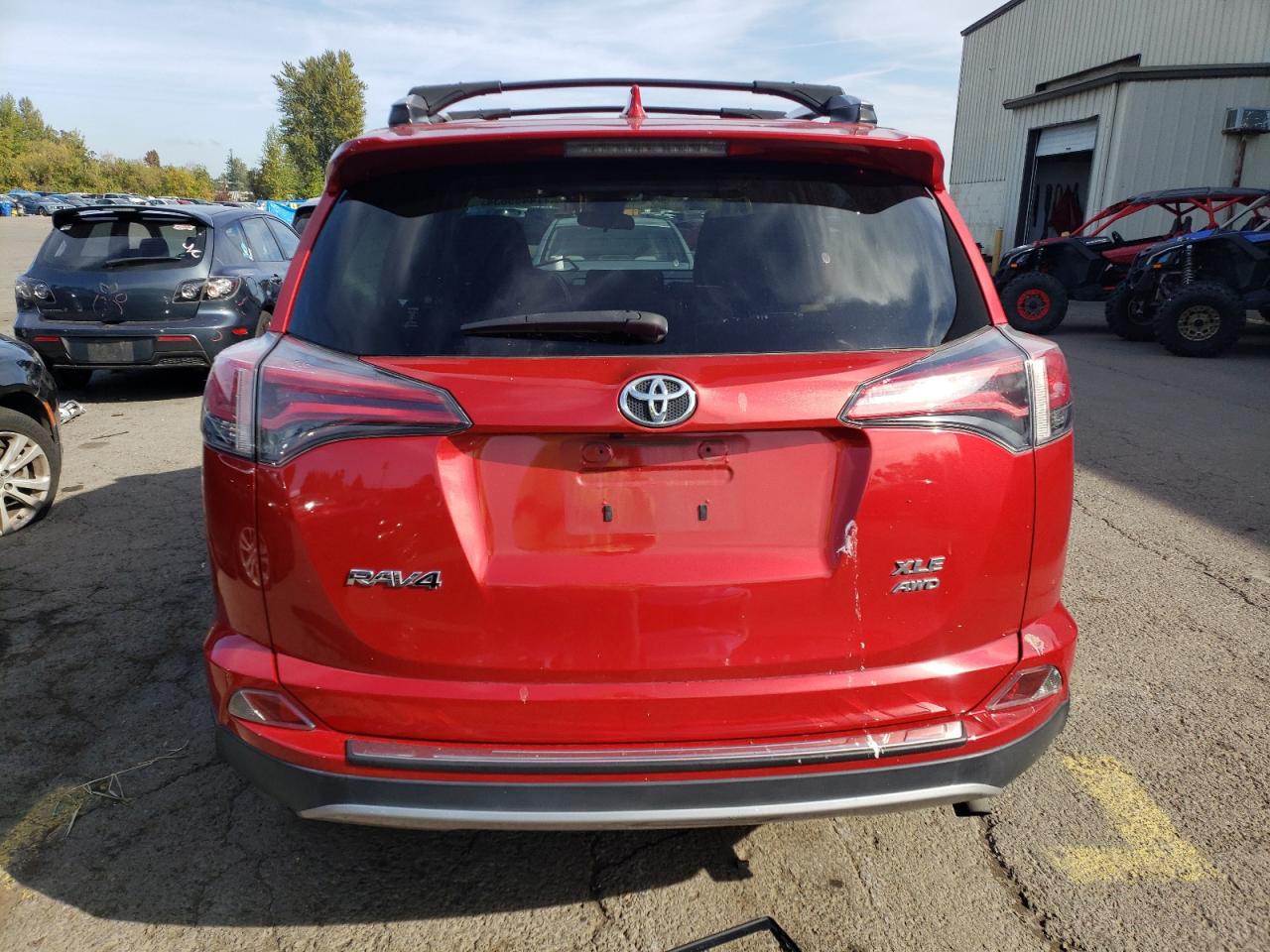 2017 Toyota RAV 4 VIN JTMRFREVXHJ136933 Copart auction photo, all over damage thumbnail 6