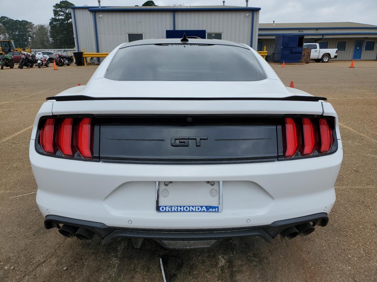 2022 Ford Mustang VIN 1FA6P8CF3N5131573 Copart auction photo, rear end / front end damage thumbnail 6