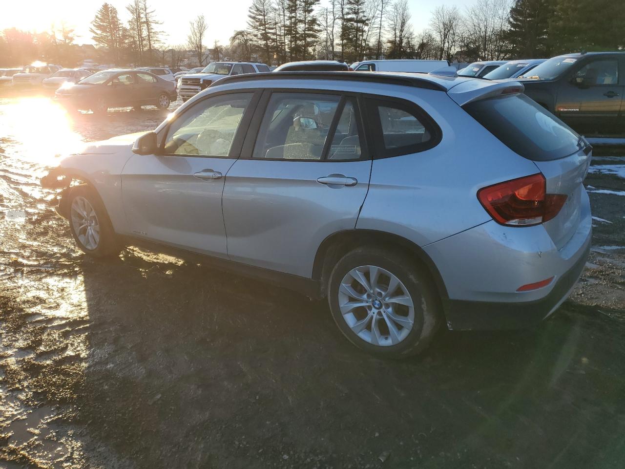 2014 BMW X1 VIN WBAVL1C54EVY15237 Copart auction photo, front end / undercarriage damage thumbnail 2