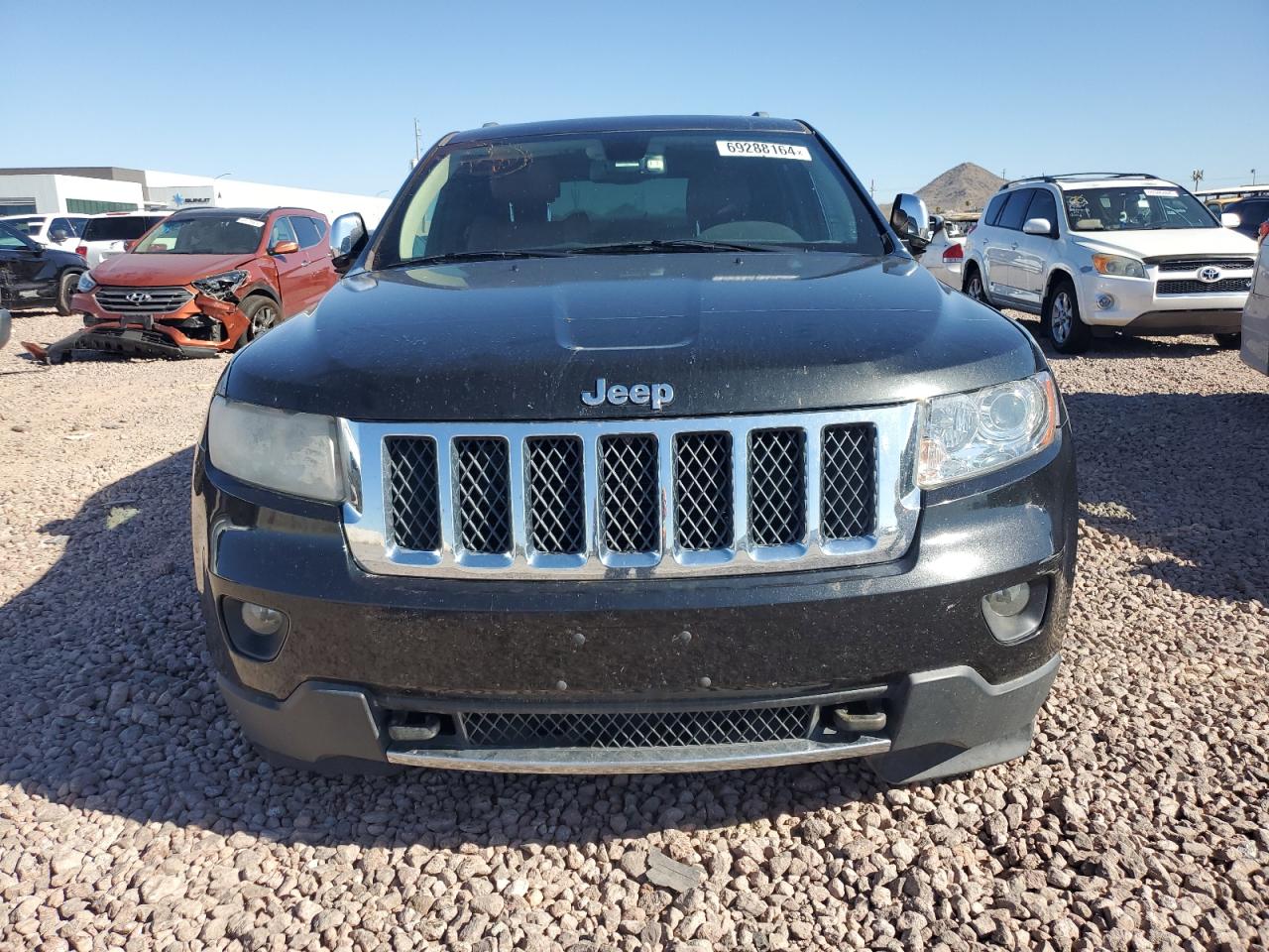 2013 Jeep Grand Cherokee VIN 1C4RJFCT0DC555631 Copart auction photo, front end damage thumbnail 5