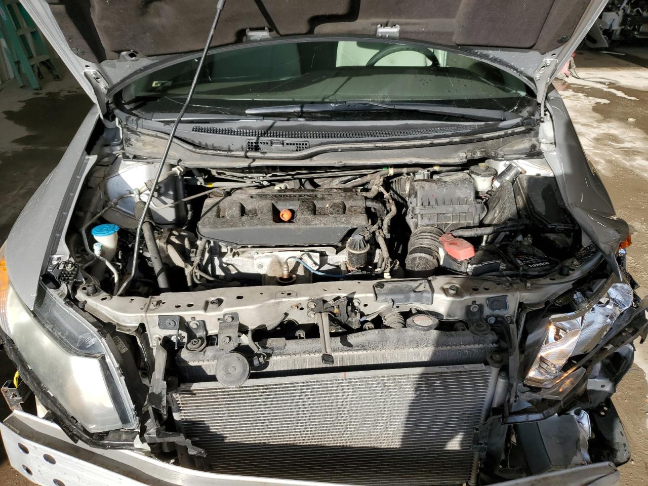 2012 Honda Civic VIN 19XFB2F59CE391342 Copart auction photo, front end damage thumbnail 11