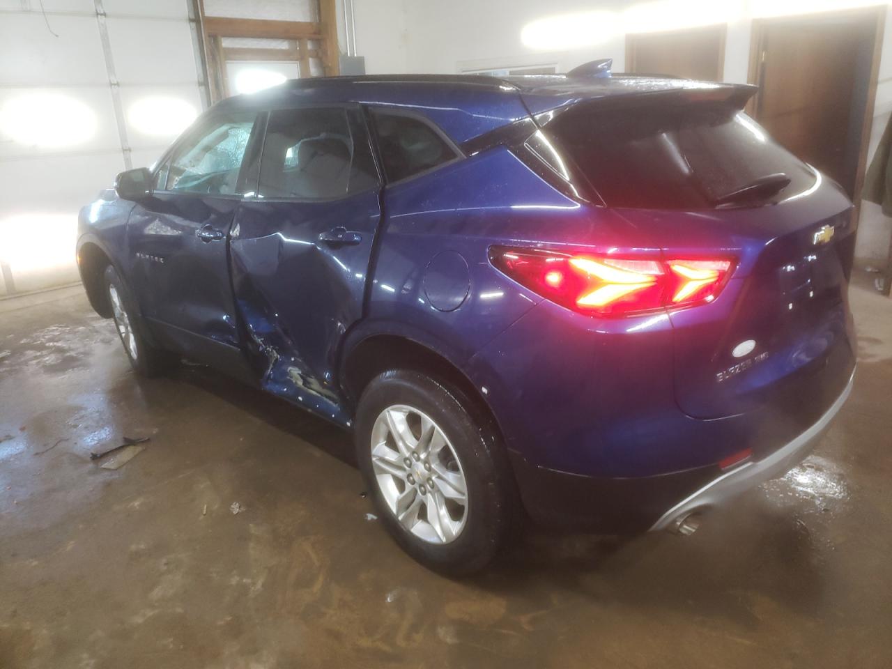 2022 Chevrolet Blazer VIN 3GNKBHR48NS132714 Copart auction photo, side damage thumbnail 2