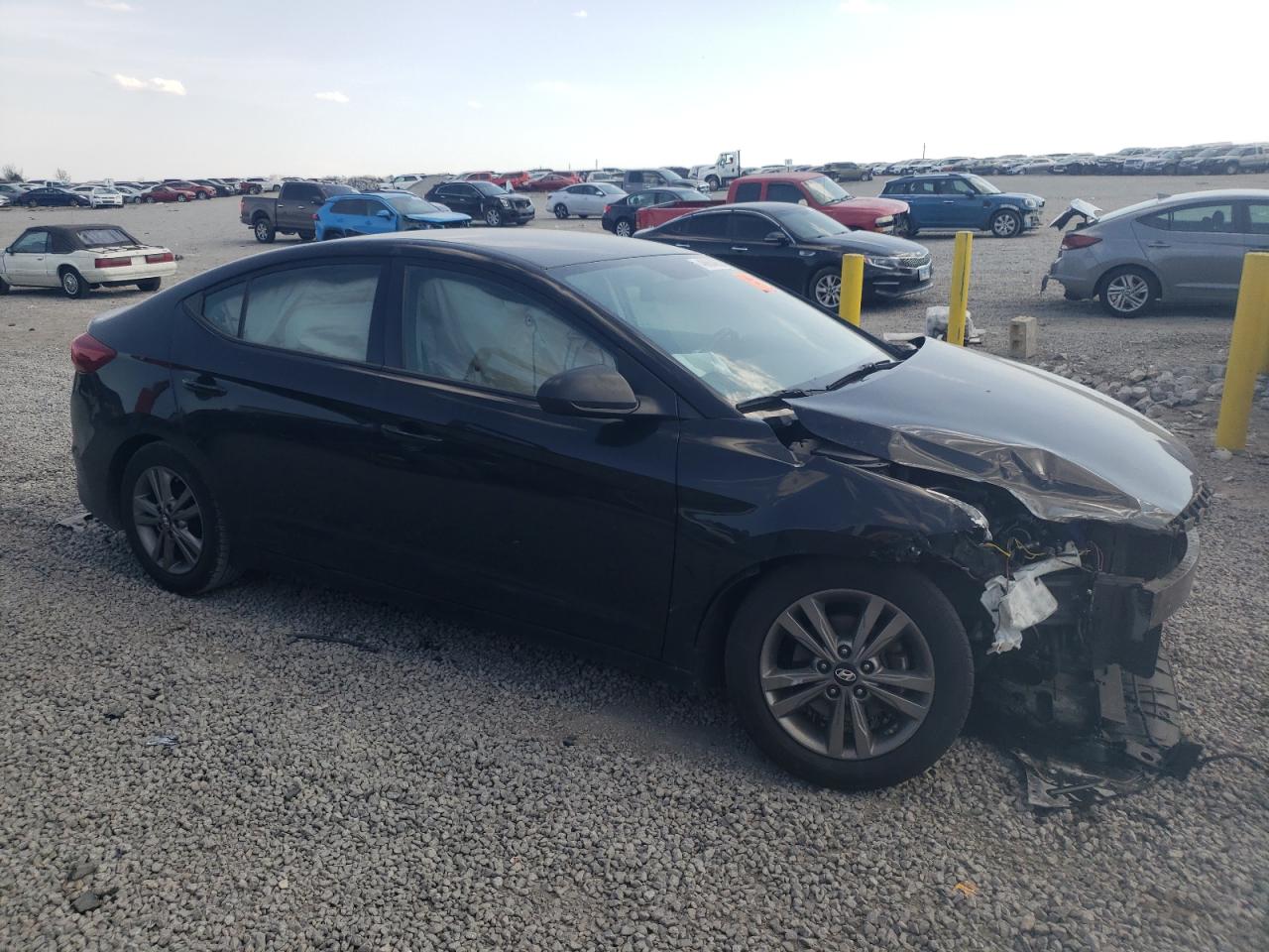 2017 Hyundai Elantra VIN 5NPD84LF4HH073646 Copart auction photo, front end damage thumbnail 4