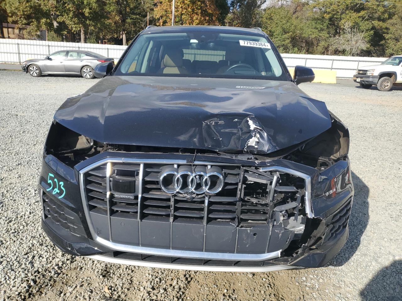 2021 Audi Q7 VIN WA1VXAF72MD032811 Copart auction photo, front end damage thumbnail 5