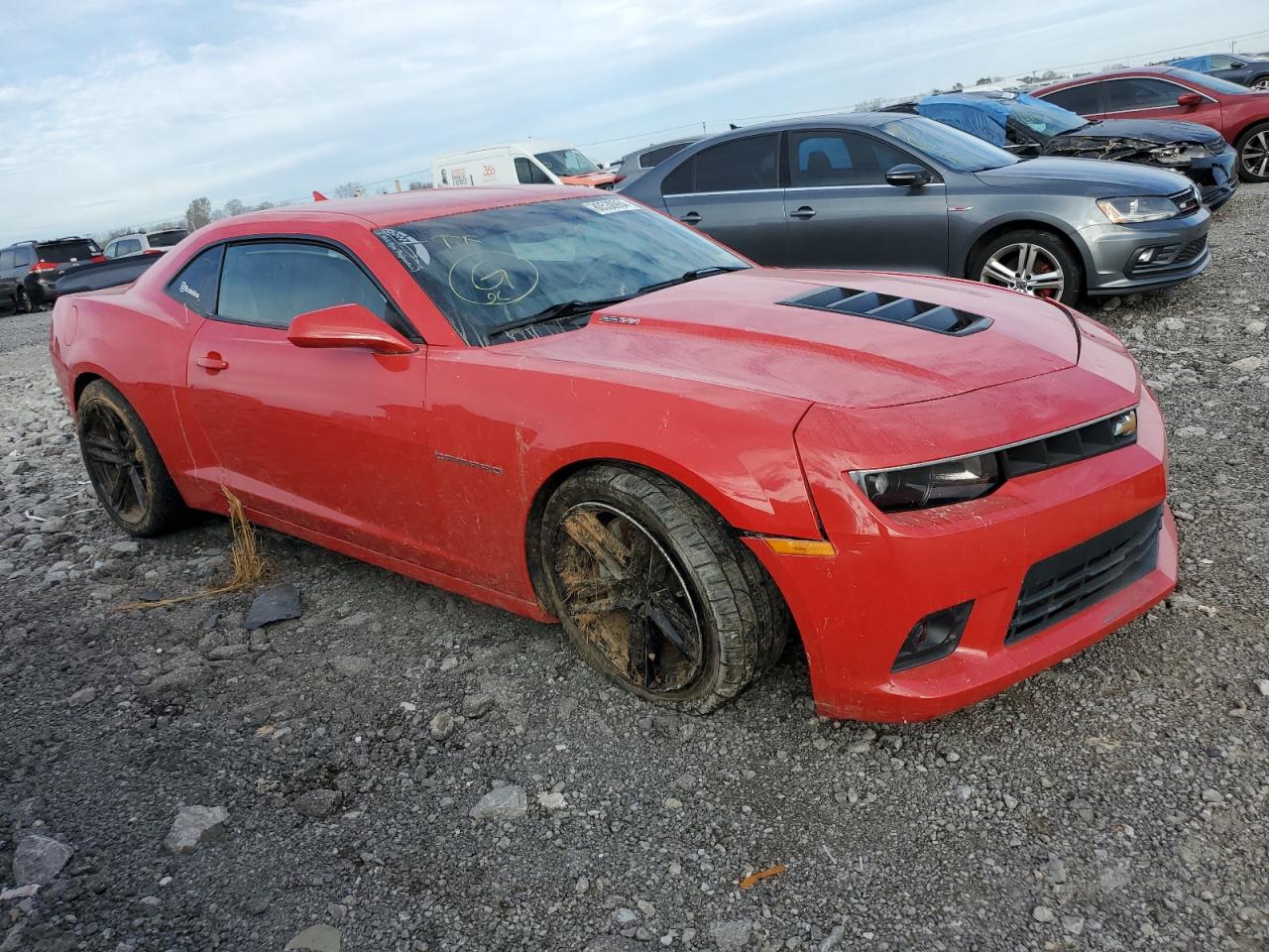 2015 Chevrolet Camaro VIN 2G1FG1EW8F9307657 Copart auction photo, rear end damage thumbnail 4