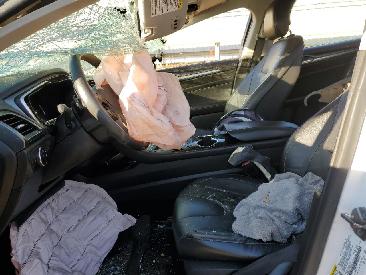2014 Ford Fusion VIN 3FA6P0K93ER210865 Copart auction photo, rollover damage thumbnail 7