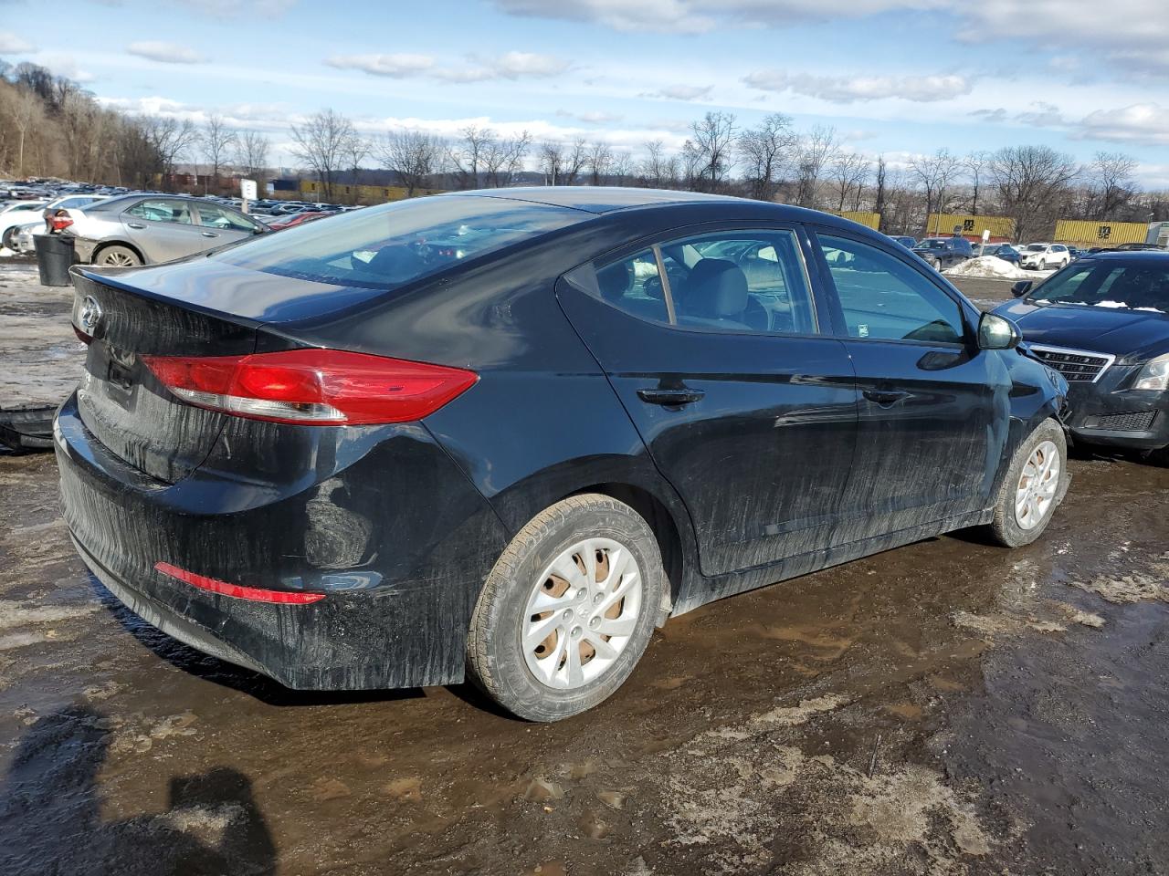 2018 Hyundai Elantra VIN 5NPD74LF3JH274169 Copart auction photo, front end damage thumbnail 3