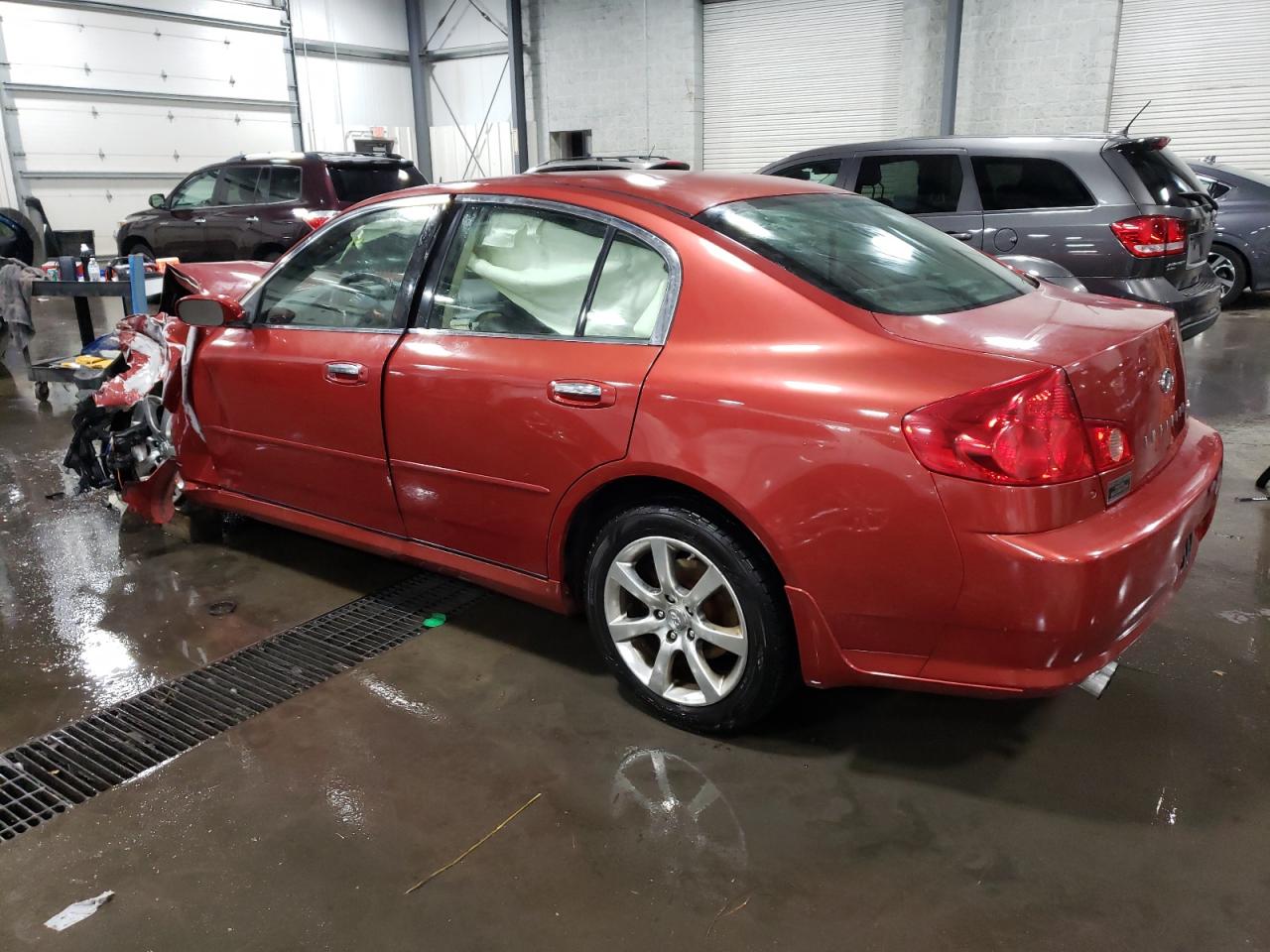 2005 Infiniti G VIN JNKCV51F55M312862 Copart auction photo, front end damage thumbnail 2
