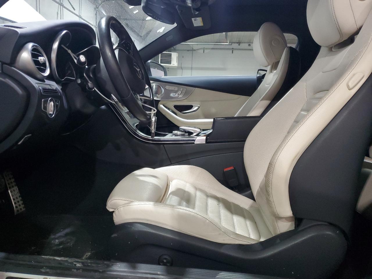 2018 Mercedes-Benz C-klasse VIN WDDWJ4KB4JF606547 Copart auction photo, front end / side damage thumbnail 7