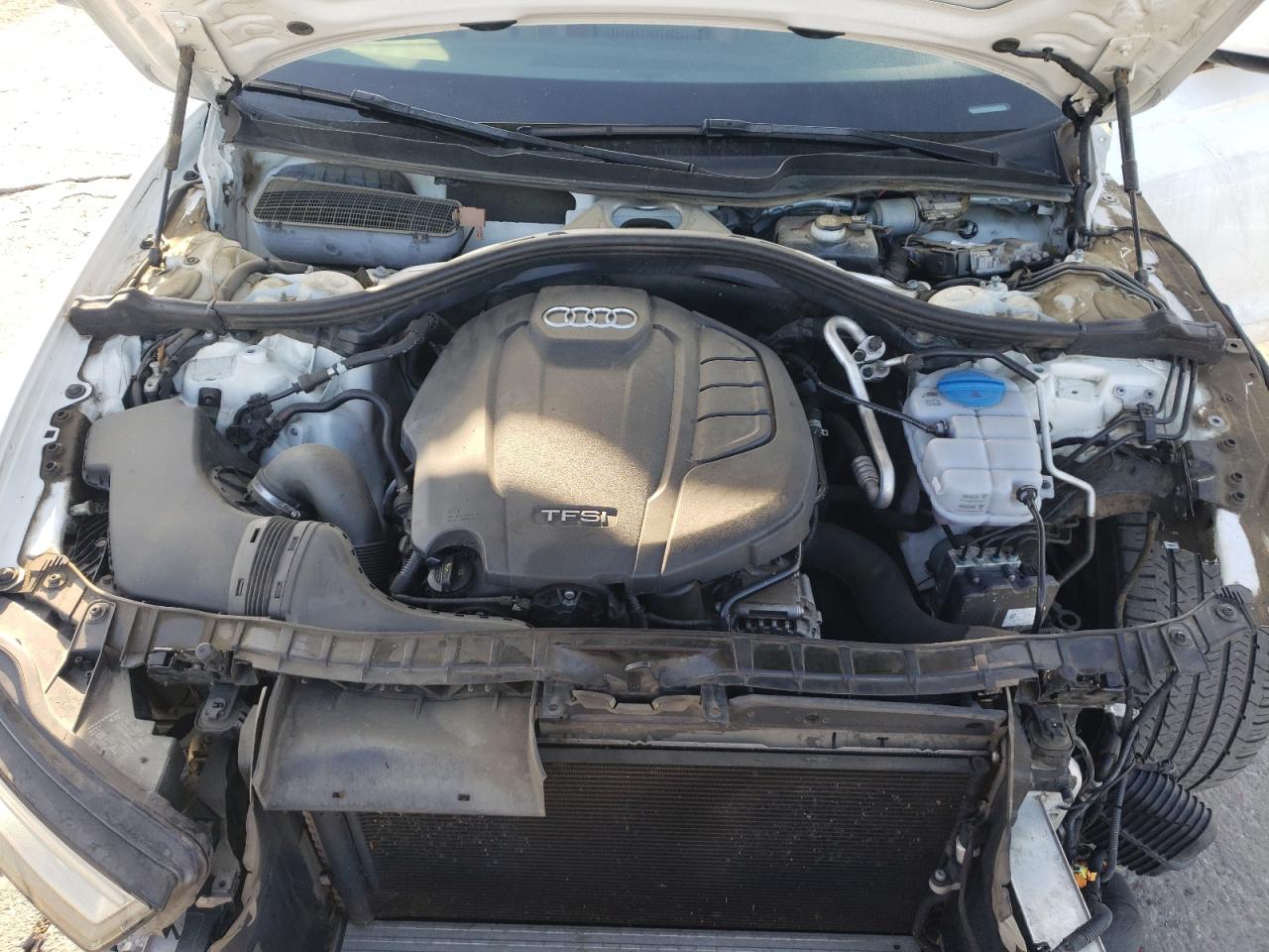 2017 Audi A6 VIN WAUD8AFC2HN106947 Copart auction photo, front end / side damage thumbnail 11