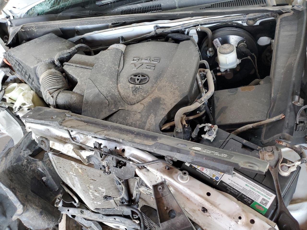2018 Toyota Tacoma VIN 3TMCZ5ANXJM122650 Copart auction photo, frame damage / front end damage thumbnail 12