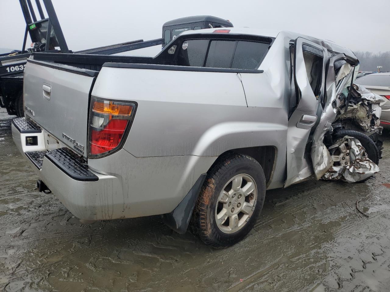 2006 Honda Ridgeline VIN 2HJYK165X6H564289 Copart auction photo, all over / undercarriage damage thumbnail 3