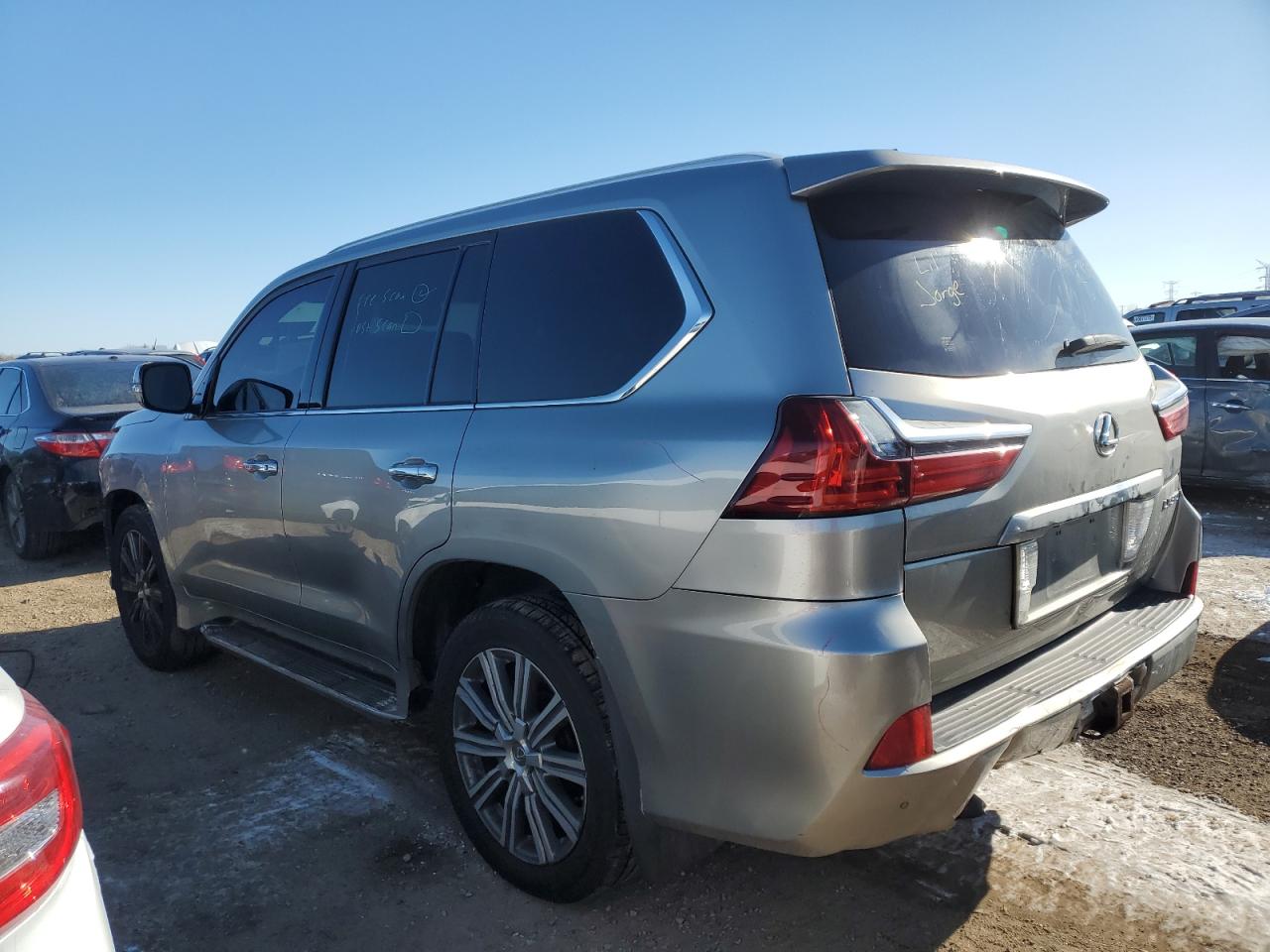 2016 Lexus LX VIN JTJHY7AXXG4202425 Copart auction photo, front end / side damage thumbnail 2