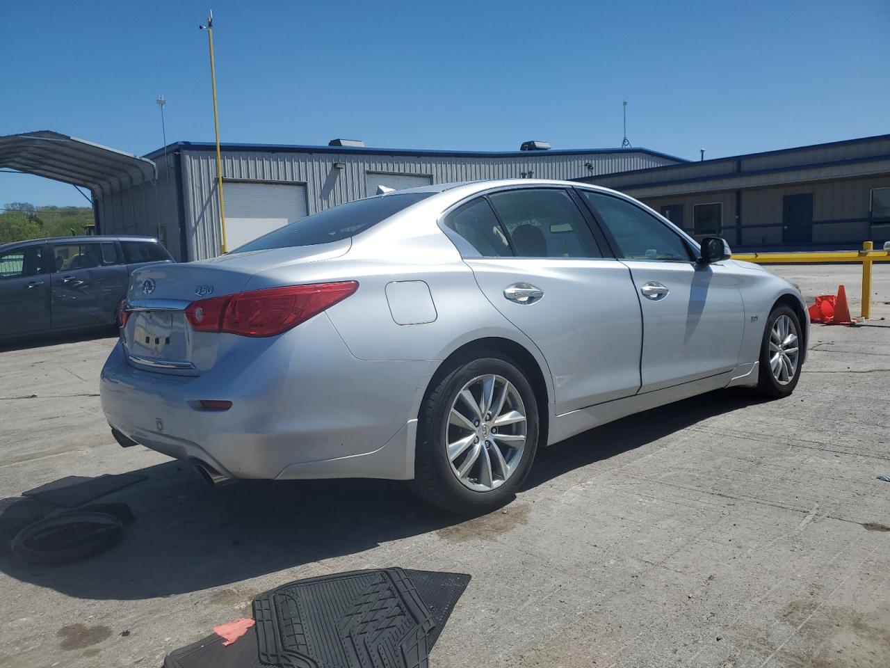 2017 Infiniti Q50 VIN JN1EV7AR0HM840588 Copart auction photo, mechanical damage thumbnail 3