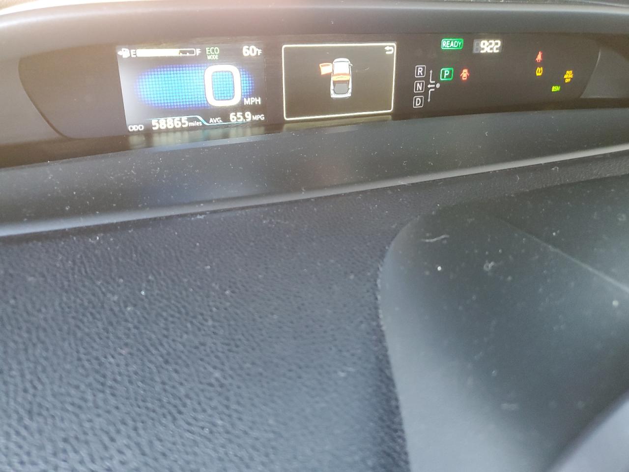 2020 Toyota Prius VIN JTDKARFP4L3126735 Copart auction photo, front end damage thumbnail 9