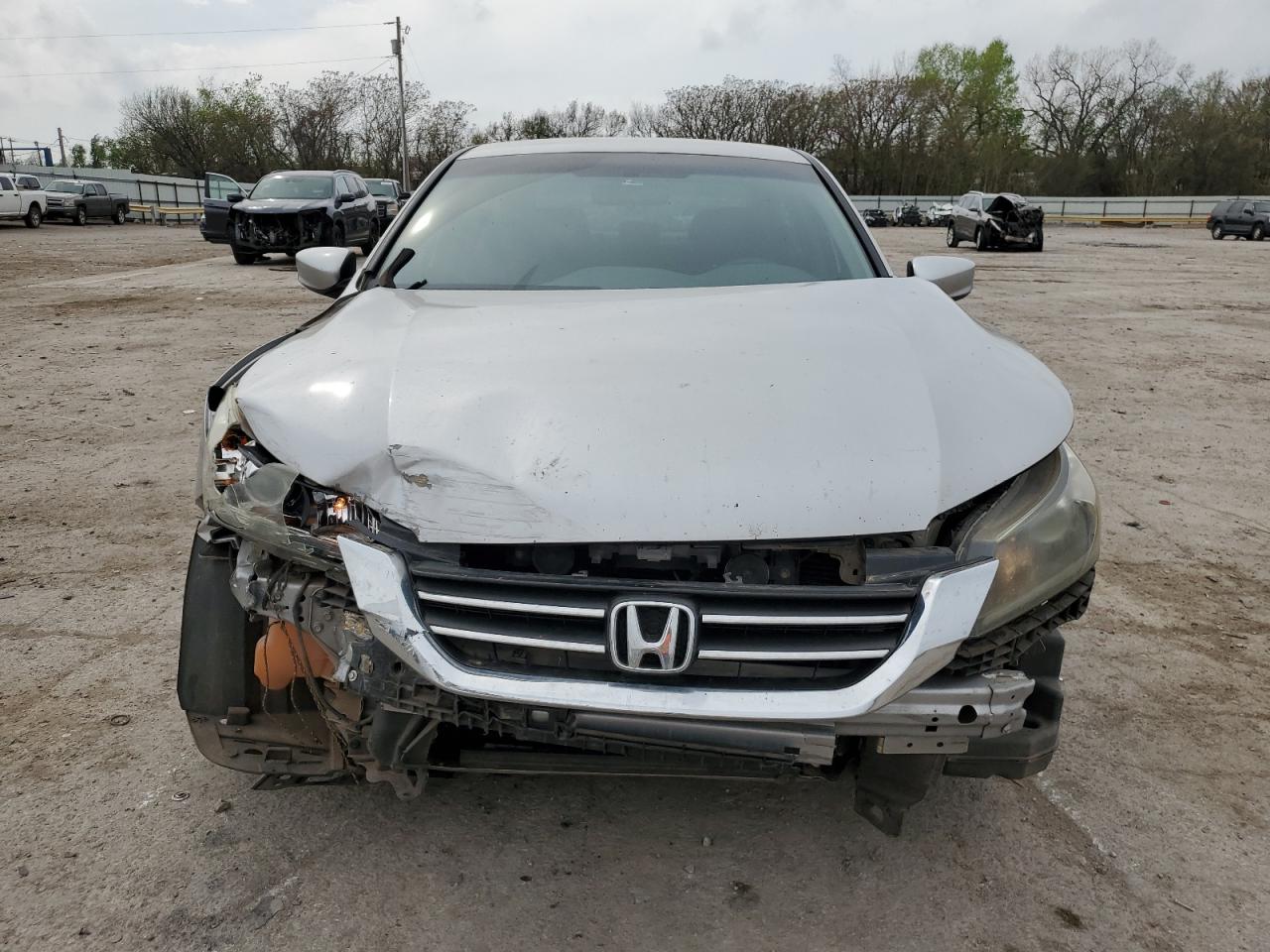 2014 Honda Accord VIN 1HGCR2F38EA093272 Copart auction photo, front end / side damage thumbnail 5