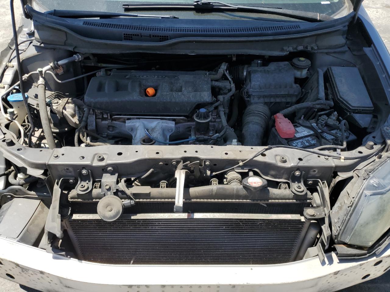 2012 Honda Civic VIN 19XFB2F58CE301808 Copart auction photo, side / front end damage thumbnail 11