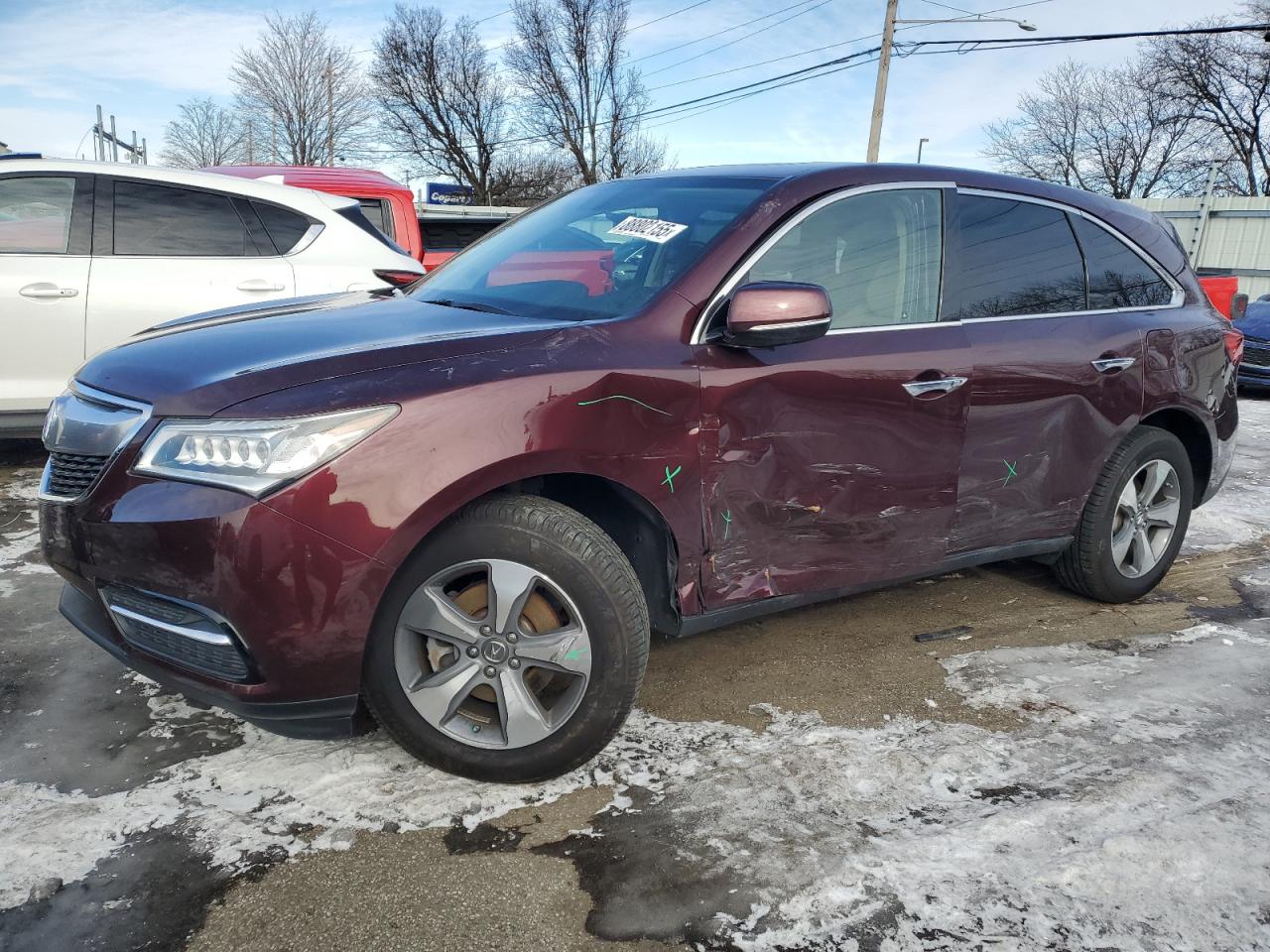 2016 Acura MDX VIN 5FRYD4H29GB049213