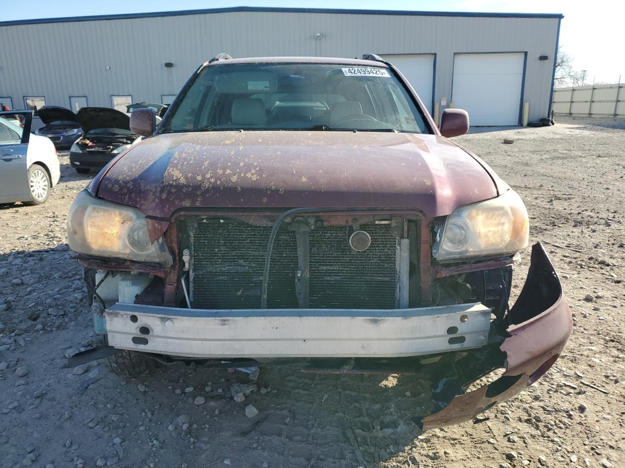 2006 Toyota Highlander VIN JTEEP21A060142681 Copart auction photo, front end damage thumbnail 5