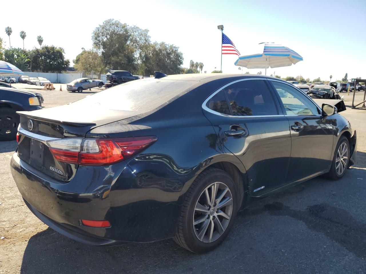 2016 Lexus ES VIN JTHBW1GG8G2110176 Copart auction photo, front end damage thumbnail 3