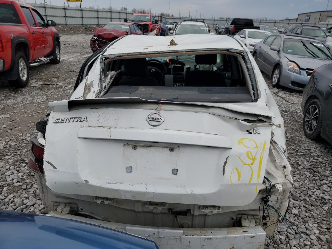 2012 Nissan Sentra VIN 3N1AB6AP9CL617842 Copart auction photo, all over damage thumbnail 6