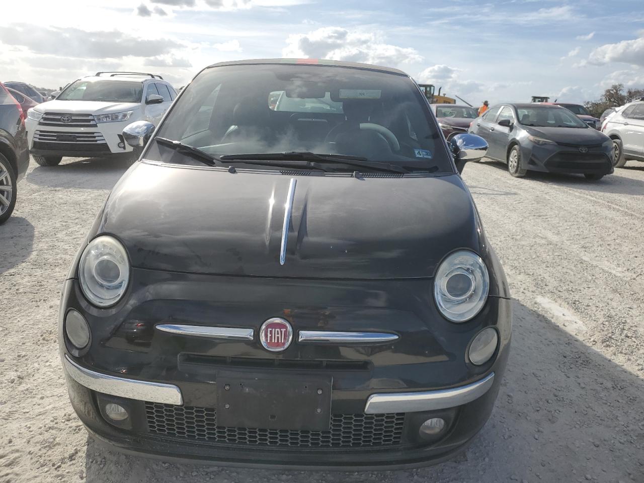 2012 Fiat 500 VIN 3C3CFFERXCT253862 Copart auction photo, water/flood damage thumbnail 5