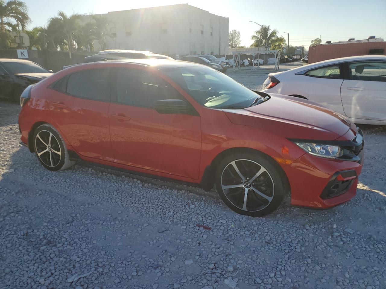 2019 Honda Civic VIN SHHFK7G43KU208382 Copart auction photo, normal wear damage thumbnail 4