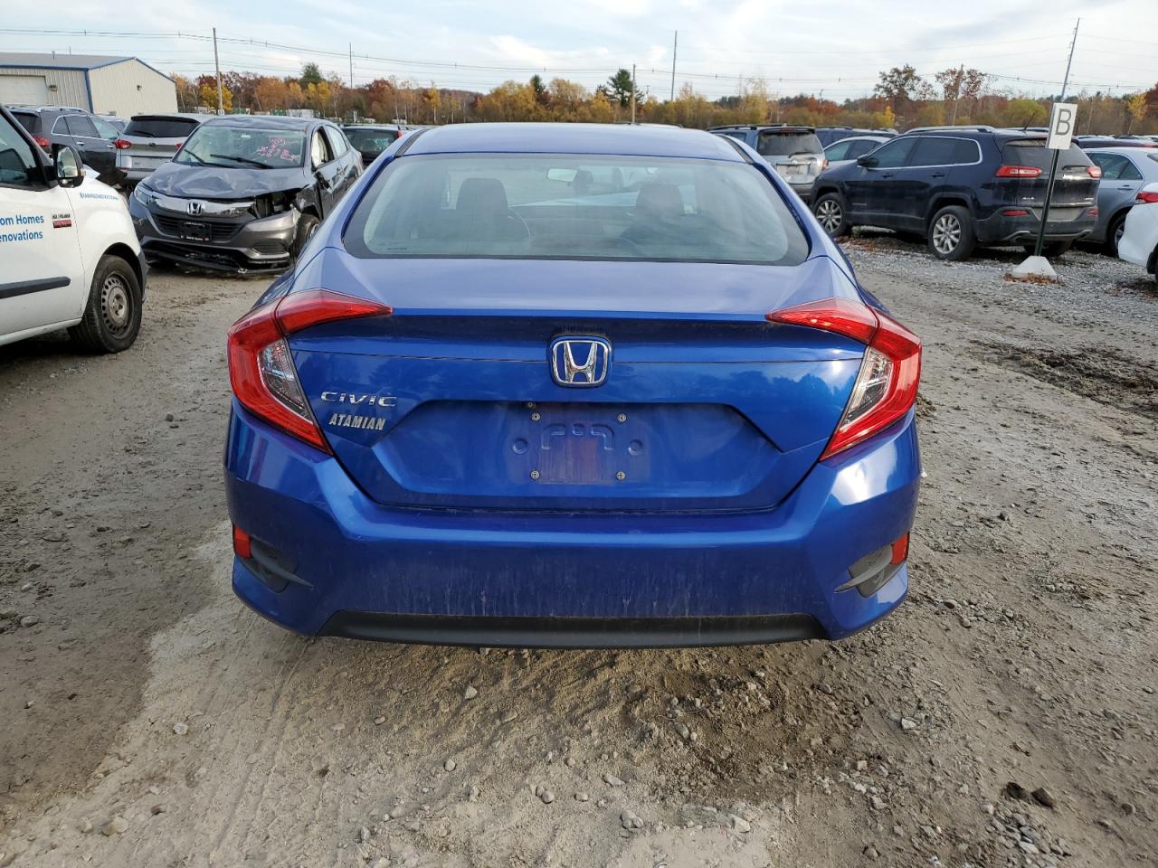 2016 Honda Civic VIN 19XFC2F52GE218362 Copart auction photo, front end damage thumbnail 6