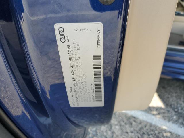 2018 Audi A5 VIN WAUYNGF59JN018126 Copart auction photo, rear end / front end damage thumbnail 13