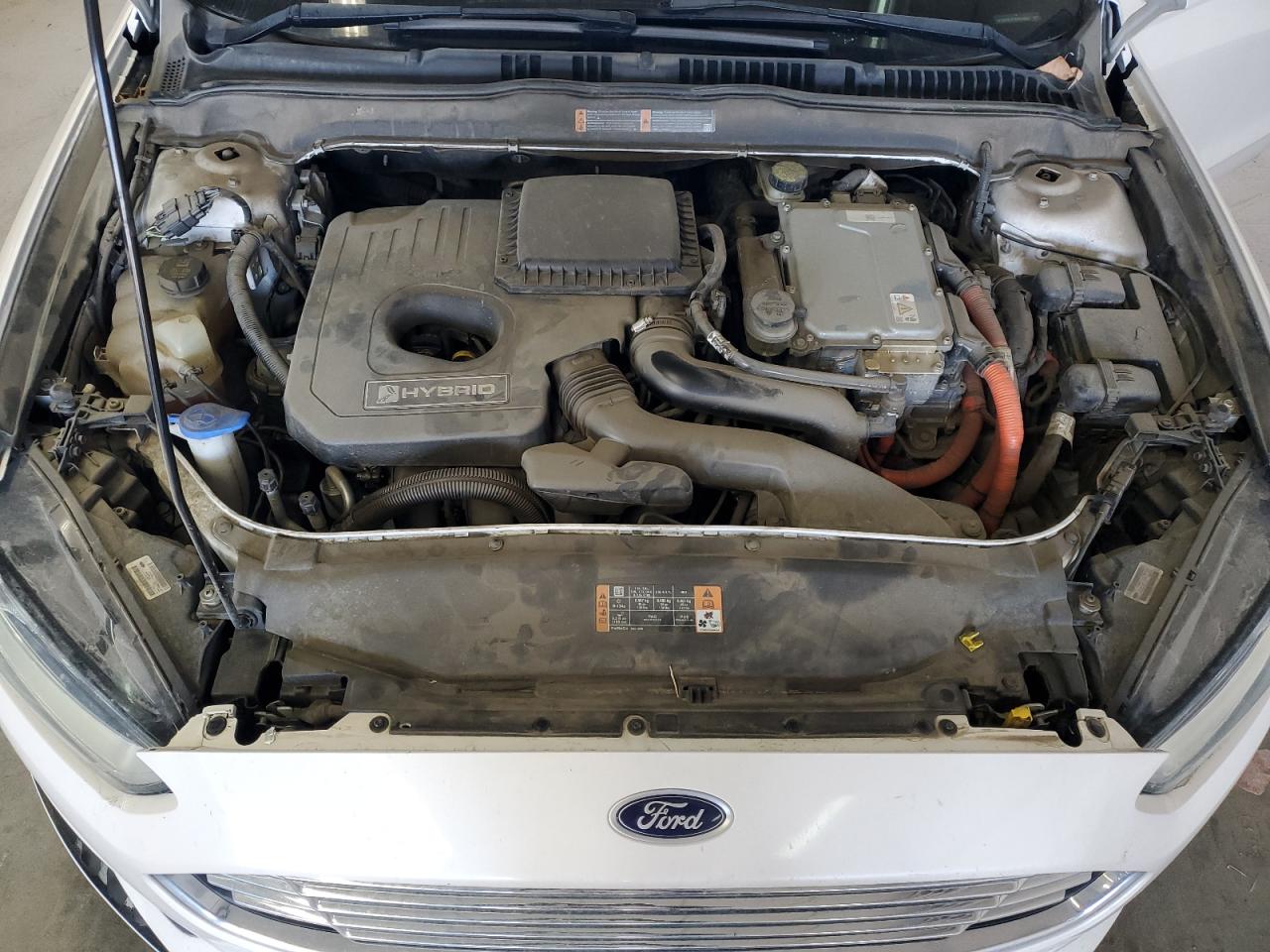 2014 Ford Fusion VIN 3FA6P0LU7ER349951 Copart auction photo, front end / undercarriage damage thumbnail 12